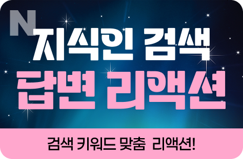 N포털 지식인 검색 답변 리액션 증가